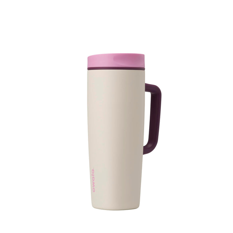 SmoothSip Slider Stainless Steel Insulated Travel Mug with Handle