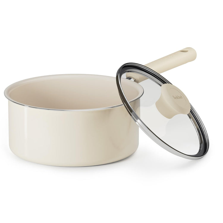 Ceramic Nonstick Saucepan with Lid