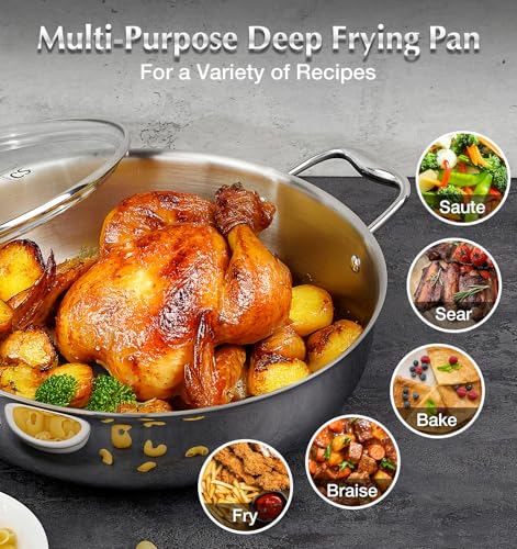 Tri Ply Stainless Steel Cookware Set 10 Piece