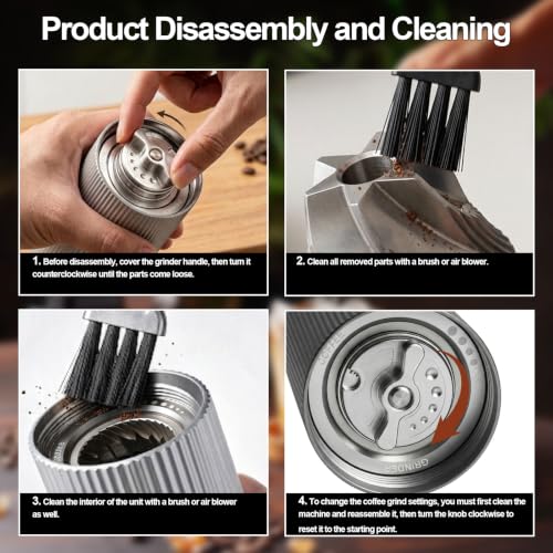 Manual Coffee Grinder (Style B-White)