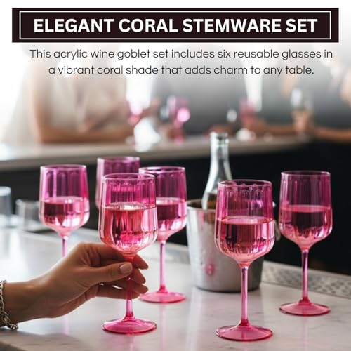 Acrylic Lucia Stemmed Goblets