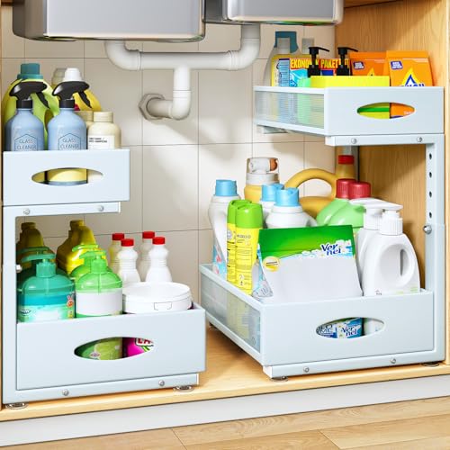 Under Sink Organizer (Blue / 2-Pack)