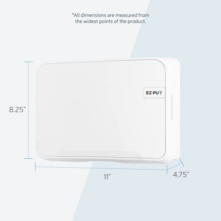 EZbrnd Wall Mount MULTIFOLD Paper Towel Dispenser for Kitchen