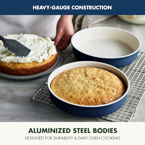 Bakeware Set 7 Piece Nonstick Ceramic Gold Handle Baking Sheets (7 Count)