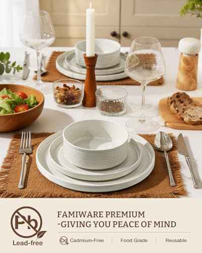 Stoneware Dinnerware Sets (18 Count)