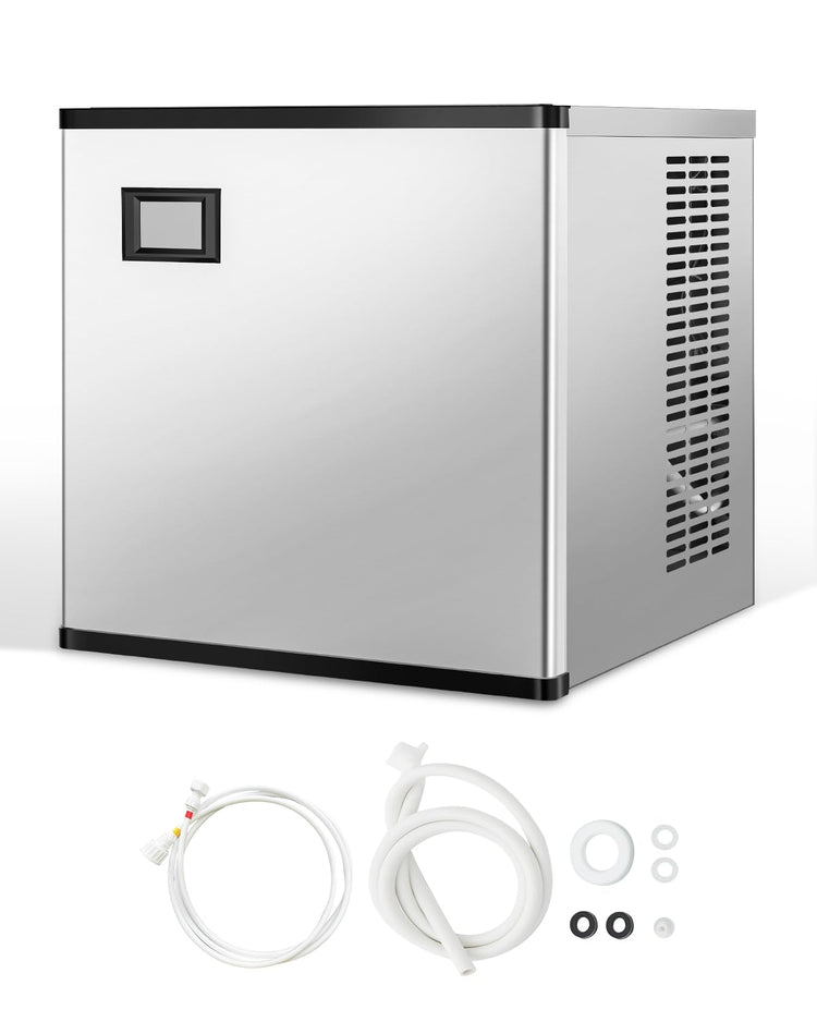 VEVOR Commercial Ice Maker Machine-Head 500 lbs/24 h, 22 Inch Stainless Steel Industrial Ice Machine, Self-Cleaning and Scheduled Ice Making, Modular Ice Cube Machine for Restaurant Hotel - Head Only