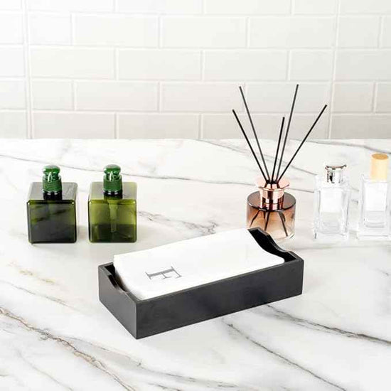 Luxenap 15.8 X 7.9 Inch Linen-Feel Guest Towels, 2000 Lettered Hand Towels - Silver Letter 'F', Sans Serif Font, White Paper Dinner Napkins, airlaid, For Restrooms And Tables - Restaurantware