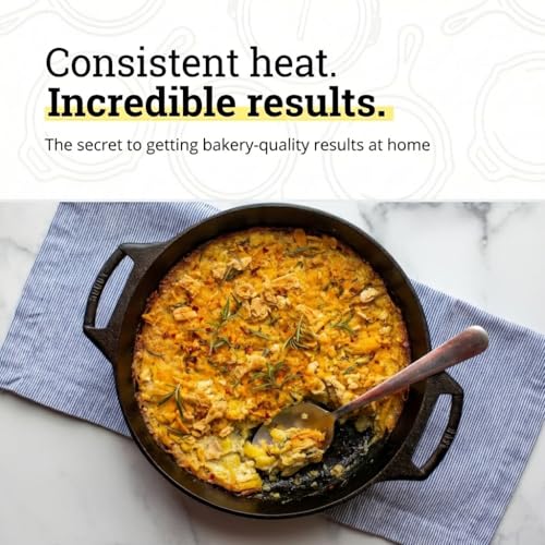 Pre Seasoned Cast Iron Baker's Skillet (10.25 inch)