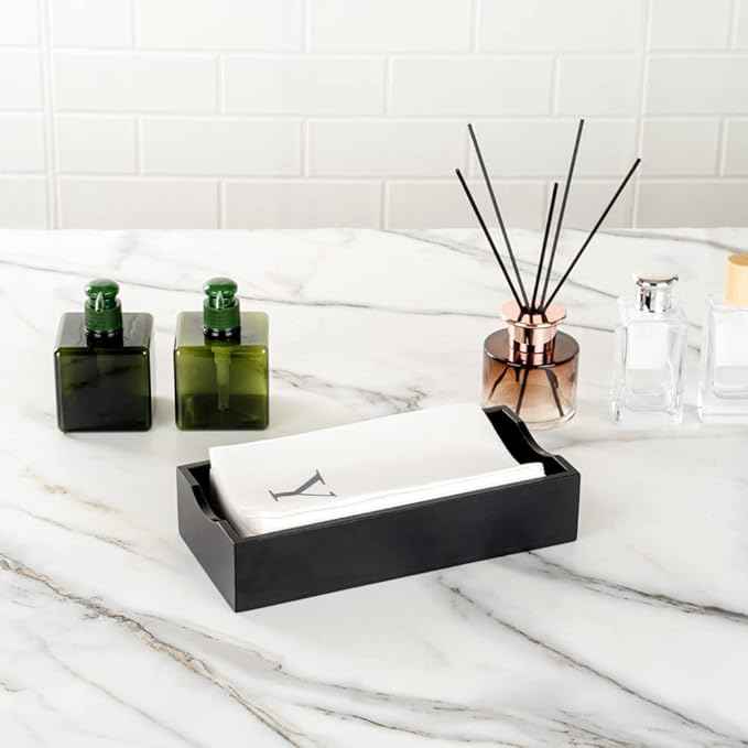 Luxenap 15.8 X 7.9 Inch Linen-Feel Guest Towels, 2000 Lettered Hand Towels - Silver Letter 'Y', Sans Serif Font, White Paper Dinner Napkins, airlaid, For Restrooms And Tables - Restaurantware