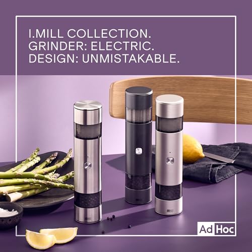 Electric pepper and salt mill double imill duo dark gray