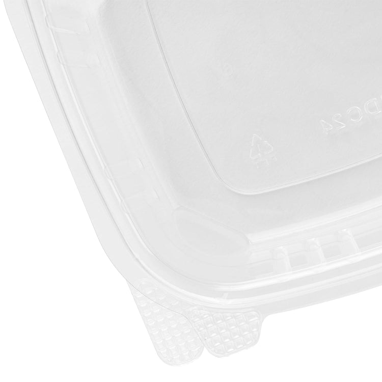 24oz 200 ct PET Clamshell Square Deli Containers (200 Count)