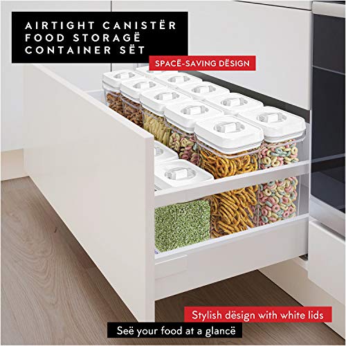 Pasta Storage Containers for Pantry (Set of 2 Pasta - 2 Quarts)