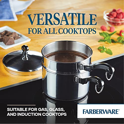Classic Series Double Boiler and Saucepan with Lid