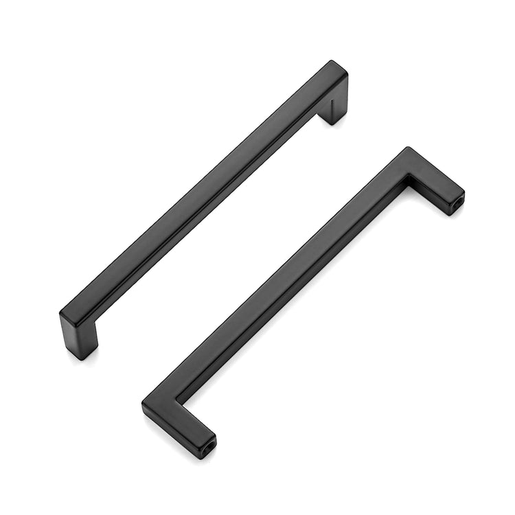 Matte Black Cabinet Handles Solid Cabinet Pulls (30 Count)