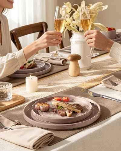 Stoneware Dinnerware Sets (24 Count)