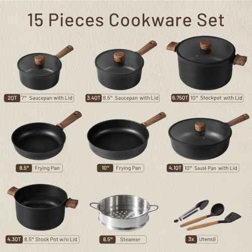 Nonstick Pots and Pans Set