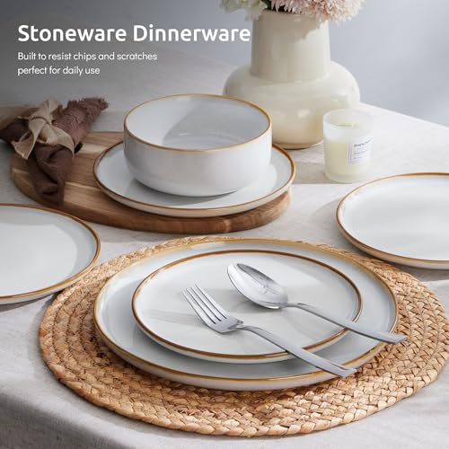 Plates and Bowls Set for 4
