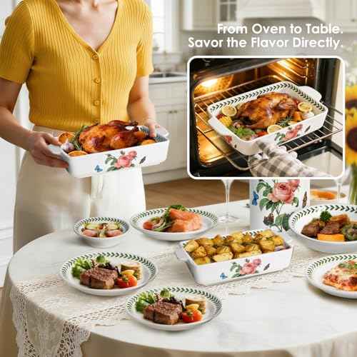 Ceramic Casserole Dish for Oven
