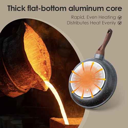23 PCS Nonstick Granite Cookware Set