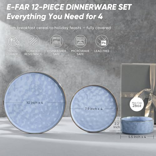 Stoneware Dinnerware Set (12 Count)