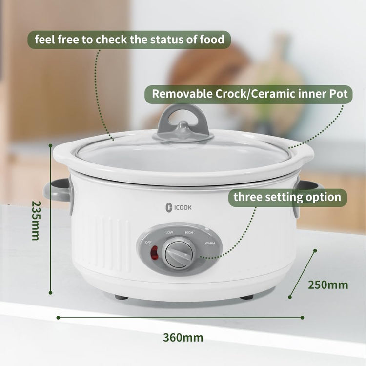 Slow Cooker 3.5 Quart USC
