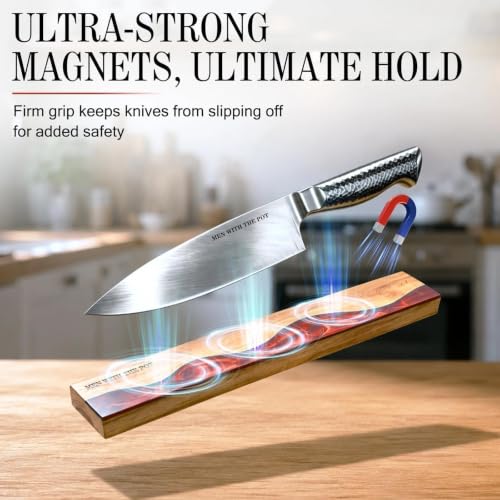 16" Magnetic Knife Holder for Wall (Red)