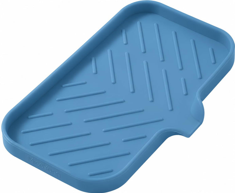 Silicone Soap Dish with Drain Spout