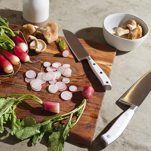 Yatoshi Magnetic Kitchen Knife Block Set 6 Pcs White (7 Count)
