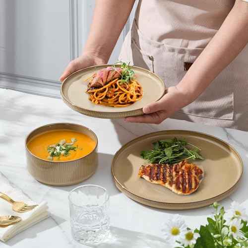 24 Piece Stoneware Dinnerware Sets