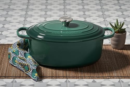 Enameled Cast Iron Oval Dutch Oven