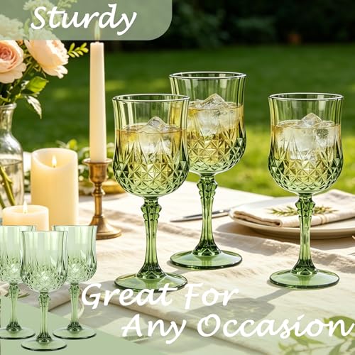 24Pack Plastic Wine Glasses (24 Count)