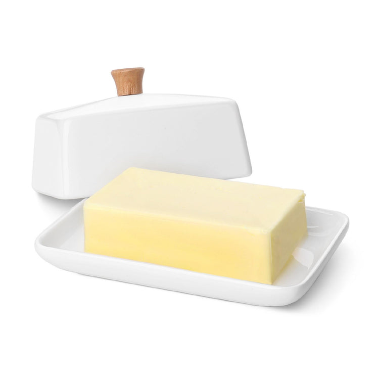 Extra Large Ceramic Butter Dish with Lid