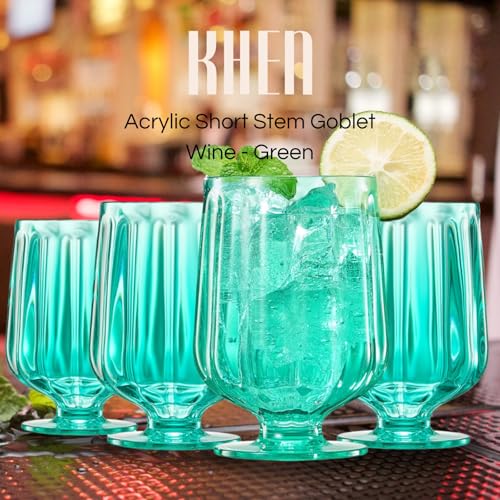 15oz Unbreakable Premium Drinking Glasses Set of 4