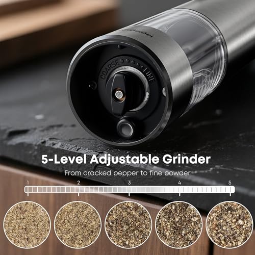 1 Pack Electric Salt Pepper Grinder