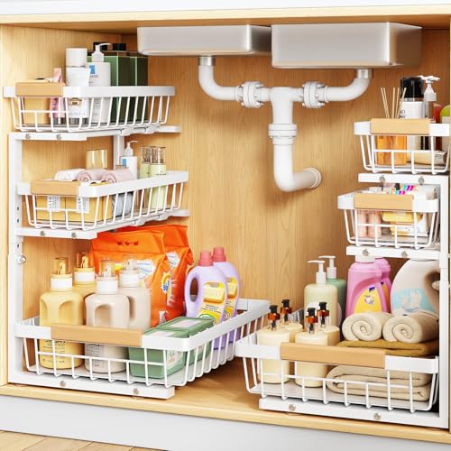 Under Sink Organizer (2-Pack / White)