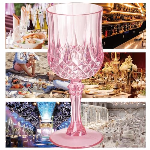 Plastic Wine Glasses (10 Count)