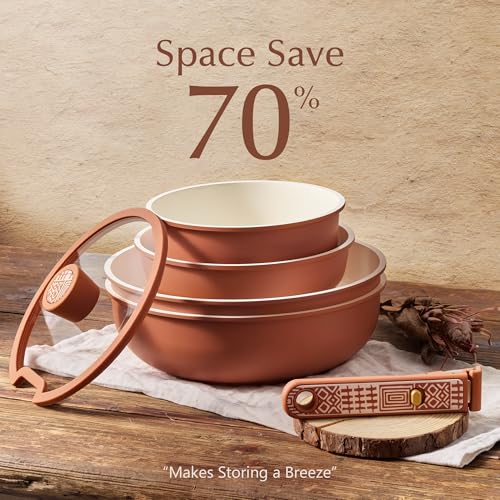 21pcs Ceramic Cookware Set
