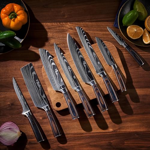 SENKEN 16 Piece Knife Block Set (16 Count)