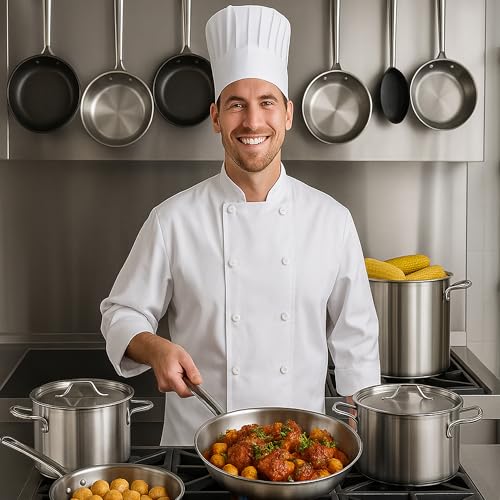 Stainless Steel Cookware Set (8 Count)