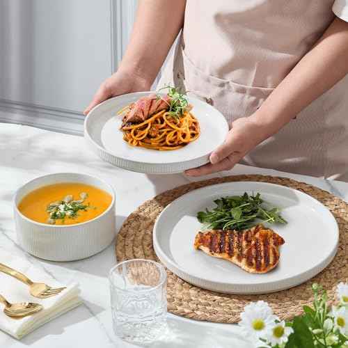 24 Piece Stoneware Dinnerware Sets
