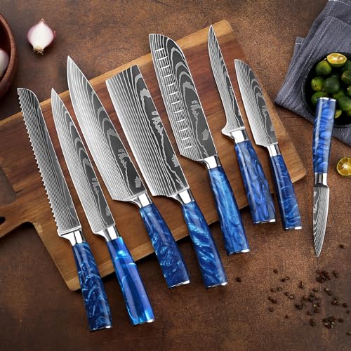 SENKEN 16 Piece Knife Block Set (16 Count)
