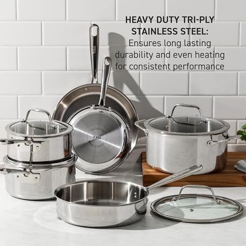 Pro Tri Ply Stainless Steel 6 qt Dutch Oven Pot with Lid