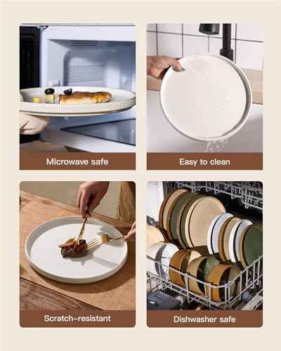 Stoneware Dinnerware Sets (24 Count)