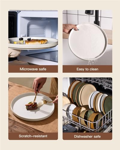 Ceramic Dinnerware Sets for 4 (8 Count)
