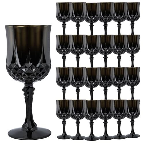 24Pack Plastic Wine Glasses (24 Count)