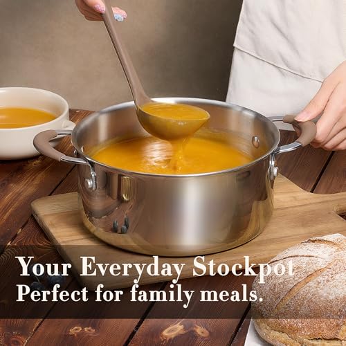 19pcs Tri Ply Stainless Steel Cookware Set with Detachable Handle