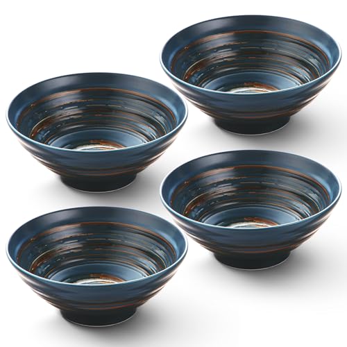 Ramen Bowl Set (Blue - Set of 4)