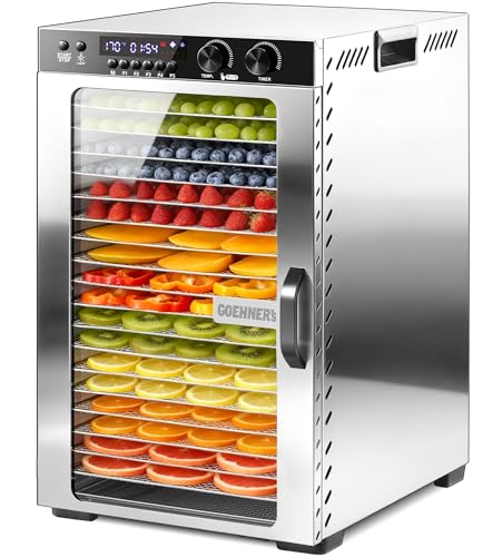 Commercial Food Dehydrator 18 Trays (18 Count)