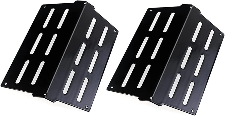 Flavorizer Bars Heat Deflector Burner Tube Set Kit for Weber Series E310 E320 E330 EP310 EP320 EP330 with Front Control Knob 7620-7622-62752, Porcelain Steel Grill Replacement Parts