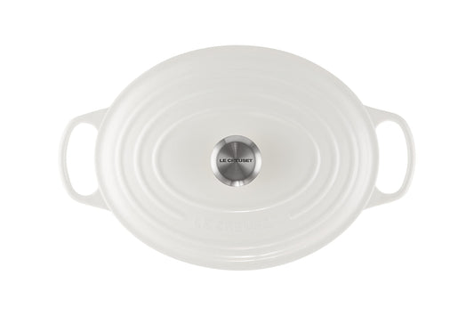 Enameled Cast Iron Oval Dutch Oven
